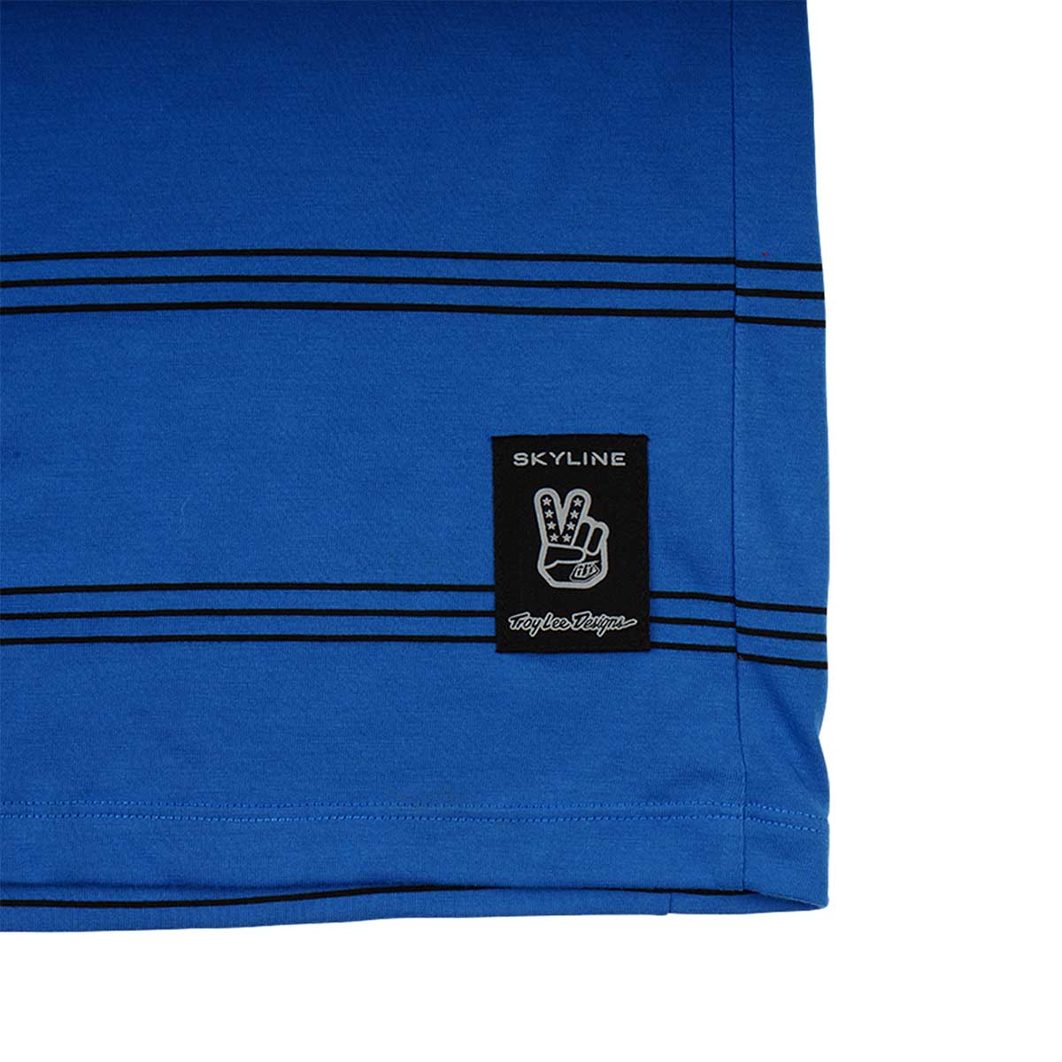 Troy Lee Designs Skyline Ride Short Sleeve Tee Kids' in Washed Out Cobalt